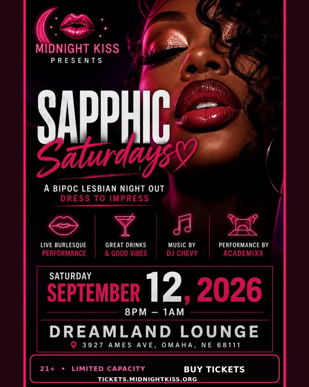 Sapphic Saturdays at Dreamland Lounge.
